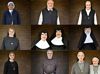 Ein faszinierendes Quiz des Bistums. Erkennen Sie unsere Schwestern an der Kleidung?